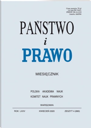 Państwo i Prawo - Nr 4/2020 [890]