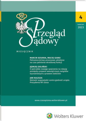 Przegląd Sądowy - Nr 4/2023