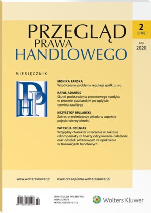 Przegląd Prawa Handlowego - Nr 2/2020 [330]