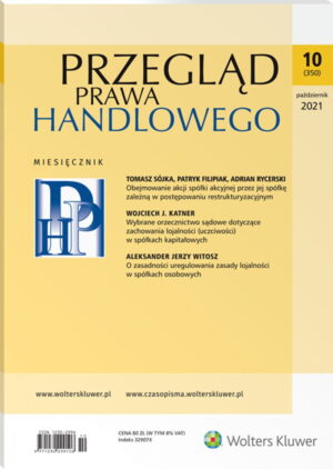 Przegląd Prawa Handlowego - Nr 10/2021 [350]