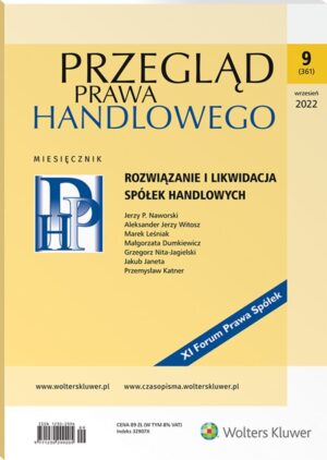 Przegląd Prawa Handlowego - Nr 9/2022 [361]