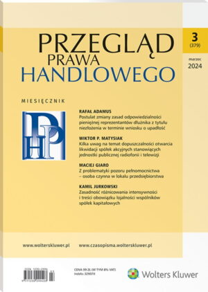 Przegląd Prawa Handlowego - Nr 3/2024 [379]