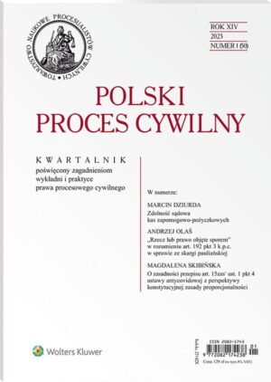 Polski Proces Cywilny - Nr 1/2023