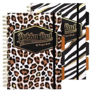 Paczka Kołozeszyt Pukka Pad B5 Project Book Wild linia 2 szt mix