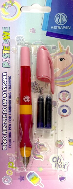 Pióro wieczne do nauki pisania Astrapen Unicorn 2 naboje