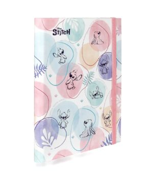 Teczka A4 przestrzenna z gumką Disney Fashion Stitch wzór 1