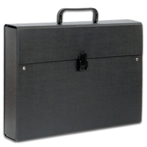 Teczka z rączką A4 6,5 cm maxi plus Lux PCV Penmate czarna