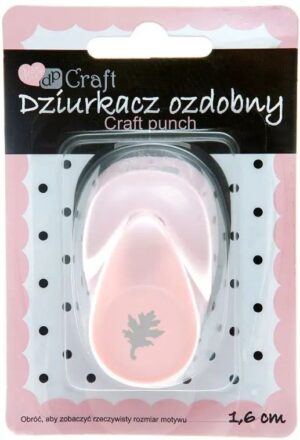 Dziurkacz ozdobny Dąb 1,6cm mix