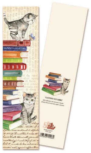 Zakładka do książki 9408 Gattino sui libri Koty i książki