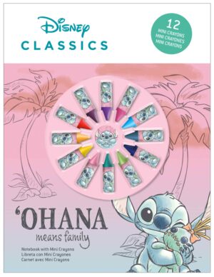 Zestaw do kolorowania z mini kredkami Stitch ST00038