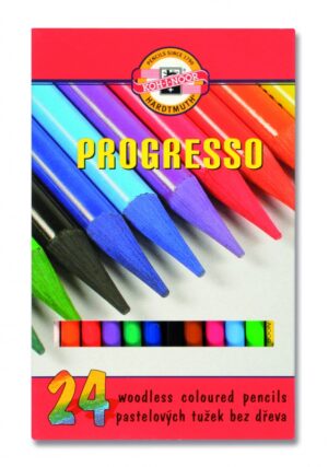 Kredki bezdrzewne Progresso Koh-i-Noor 8758 24 kolorów