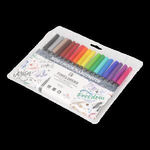 Cienkopisy Koh-I-Noor 777021/AH01 18 kolorów