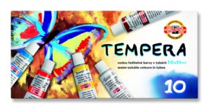 Farby tempera 162548 Koh-i-Noor 10 kolorów 16ml