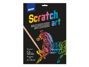 Wydrapywanka A4 szablon Koń  + 2 kartki 1032219