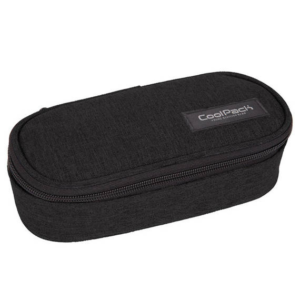 Piórnik owalny Coolpack Campus Snow Black