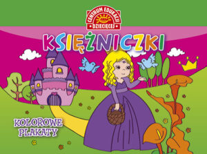 Księżniczki kolorowe plakaty