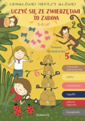 Uczyć się ze zwierzętami to zabawa łamigłówki mądrej główki