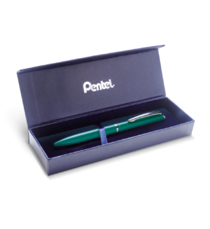 Eleganckie pióro kulkowe EnerGel 0,7 mm BL2007-S zielone w etui