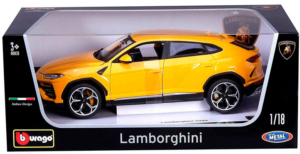 Bburago Model 1:18 Lamborghini Urus zółty