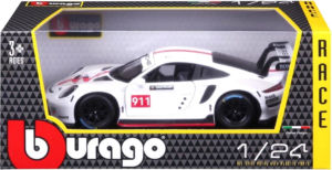 Bburago Model 1:24 Porsche Race 911 RSR GT biały 18-28013