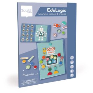 Układanka magnetyczna kształty i kolory Roboty Scratch