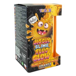 Jggly Slime Fluo Glow pomarańczowy 430 g