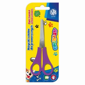 Nożyczki szkolne Astrino 13cm blister 1szt.mix
