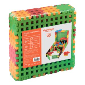 Klocki konstrukcyjne Zwierzyniec 50 elementów