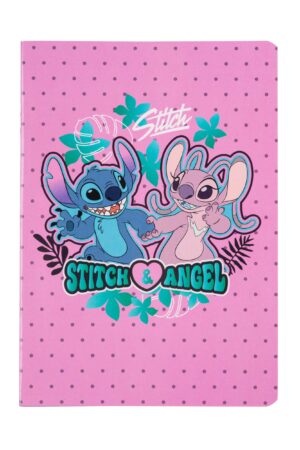 Zeszyt A5 32k 3-linie kolor Disney Blue Stitch wzór 3