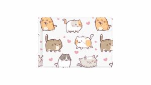 Okładka na dokumenty ucznia małe z nadrukiem kittens