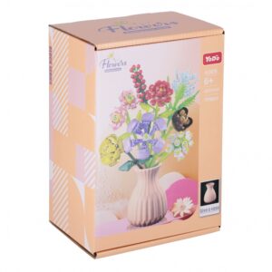 Klocki konstrukcyjne Kwiaty 709 elementów