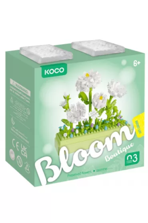 Klocki KOCO kwiaty jaśminu 285 elementów