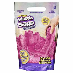 Piasek kinetyczny Kinetic Sand błyszczący różowy  900g