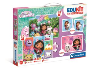 Puzzle+ Gra 4w1 Edukit Gabby 18319