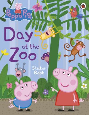 Day at the Zoo Sticker Book. Peppa Pig wer. angielska