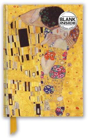 Notatnik A5 gładki TW Pocałunek Gustav Klimt FTNBB04
