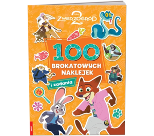 Disney Zwierzogród 2 100 brokatowych naklejek NB-9110