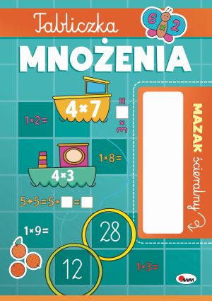 Tabliczka mnożenia. Mazak ścieralny