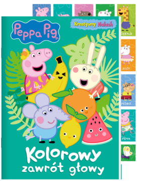 Kolorowy zawrót głowy. Świnka Peppa. Kreatywny Maluch