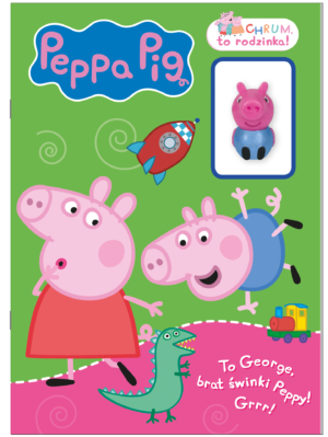 To George, brat świnki Peppy! Grrr! Chrum, to rodzinka!