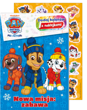Nowa misja: zabawa. Psi Patrol. Dodaj Kolorów z naklejkami