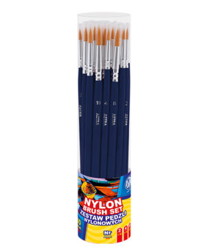 Zestaw nylonowych pędzelków Astra 40 szt.