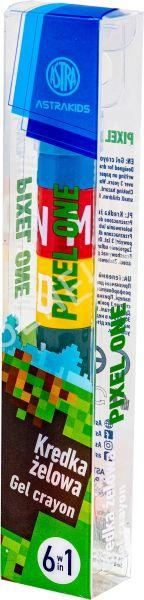 Kredka żelowa przekładana 6w1 Astrakids Pixel One