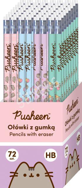 Display Ołówek z gumką HB Pusheen 72 szt.
