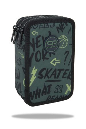 Piórnik 3-komorowy z wyposażeniem Coolpack Jumper 3 Tiger