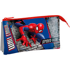 Piórnik trzykomorowy Spiderman SP50051
