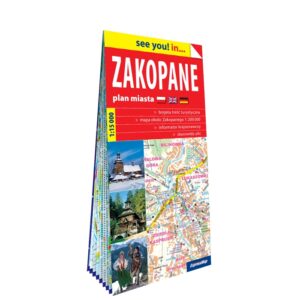 Zakopane i okolice plan miasta 1:15 000 papier 2019