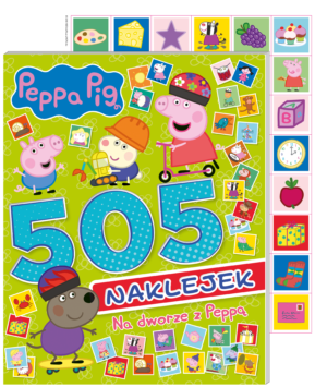 Na dworze z Peppą. Świnka Peppa. 505 naklejek