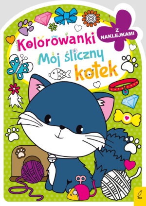 Mój śliczny kotek. Kolorowanka z wykrojnikiem