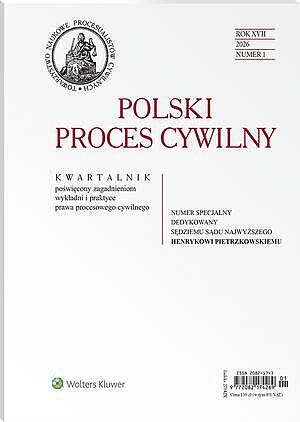 Polski Proces Cywilny - Nr 1/2026